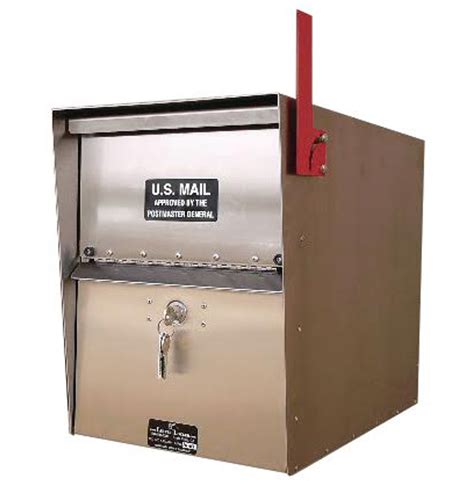 stainless steel lockable mailbox